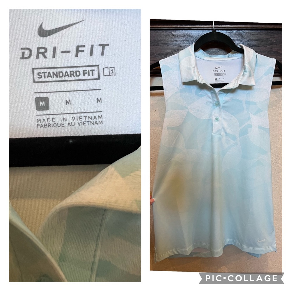 Nike dri fit women’s golf sleeveless tee